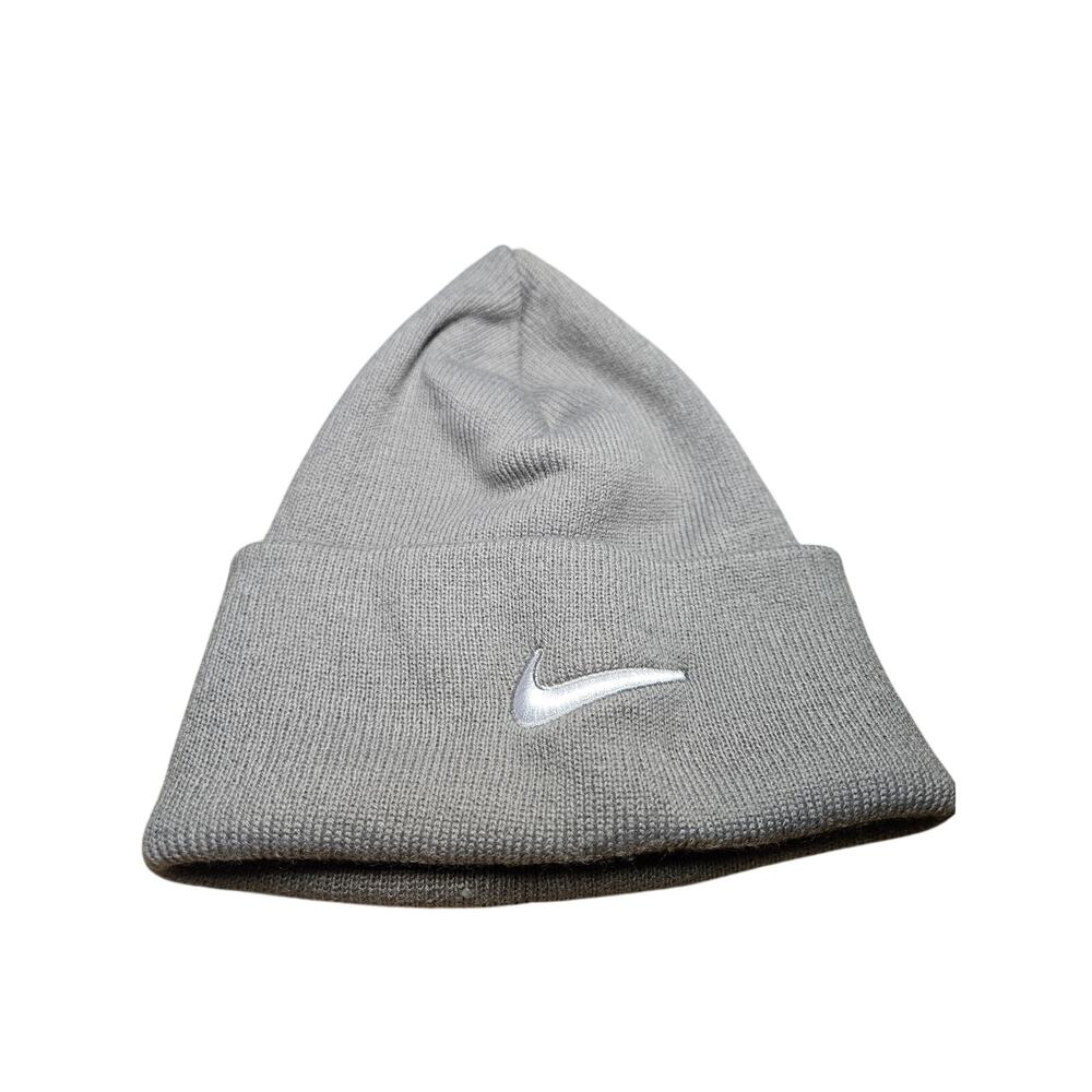 Nike Embroidered Grey Beanie OSFM